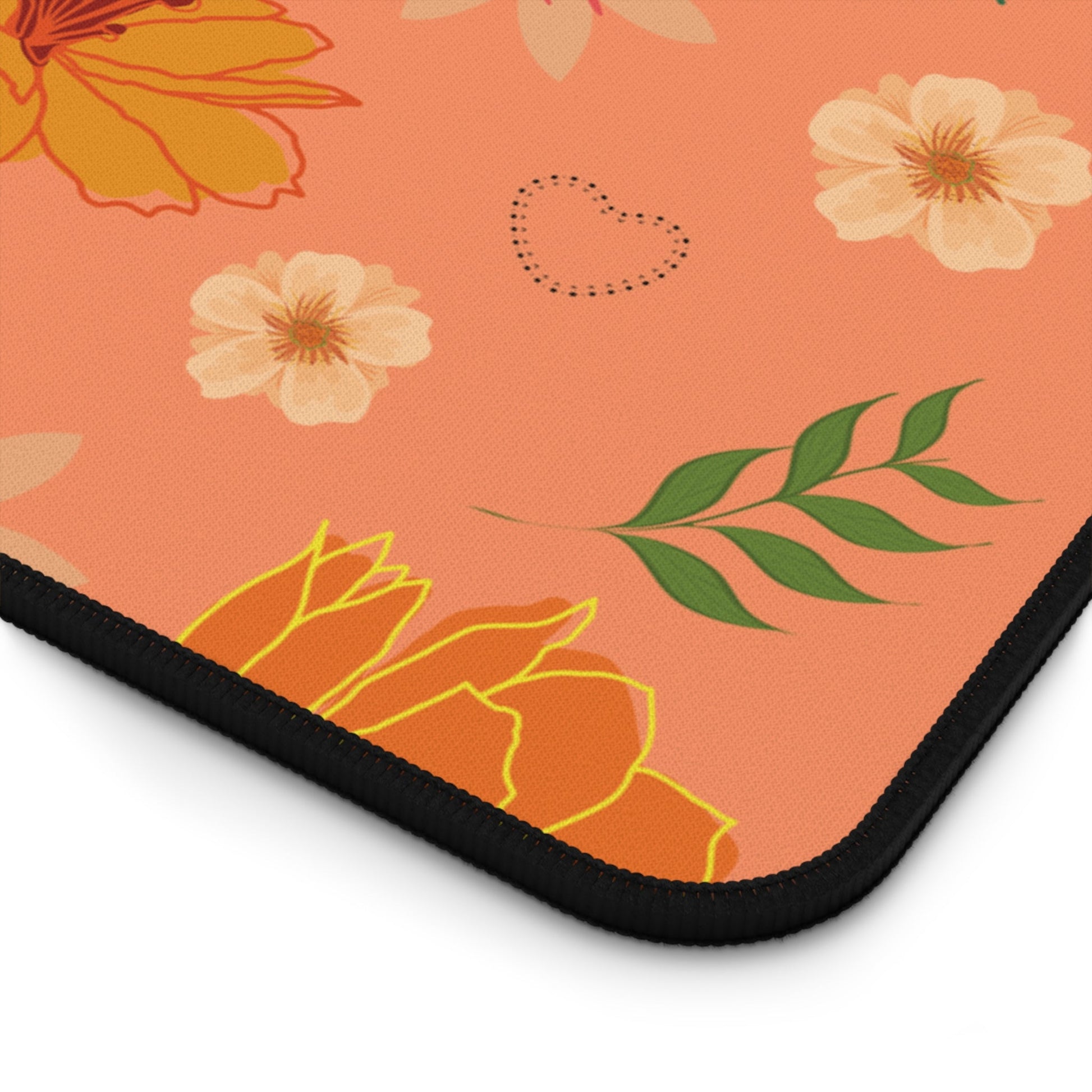 Coral Peach Meadow Desk Mat - Home Decor - Kristine Celestine