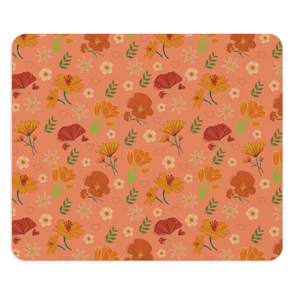 Coral Peach Meadow Mousepad - Home Decor - Kristine Celestine