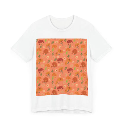 Coral Peach Meadow T - Shirt - T - Shirt - Kristine Celestine