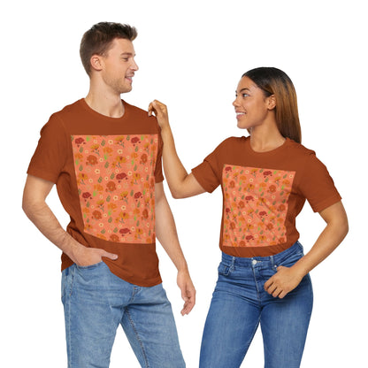 Coral Peach Meadow T - Shirt - T - Shirt - Kristine Celestine