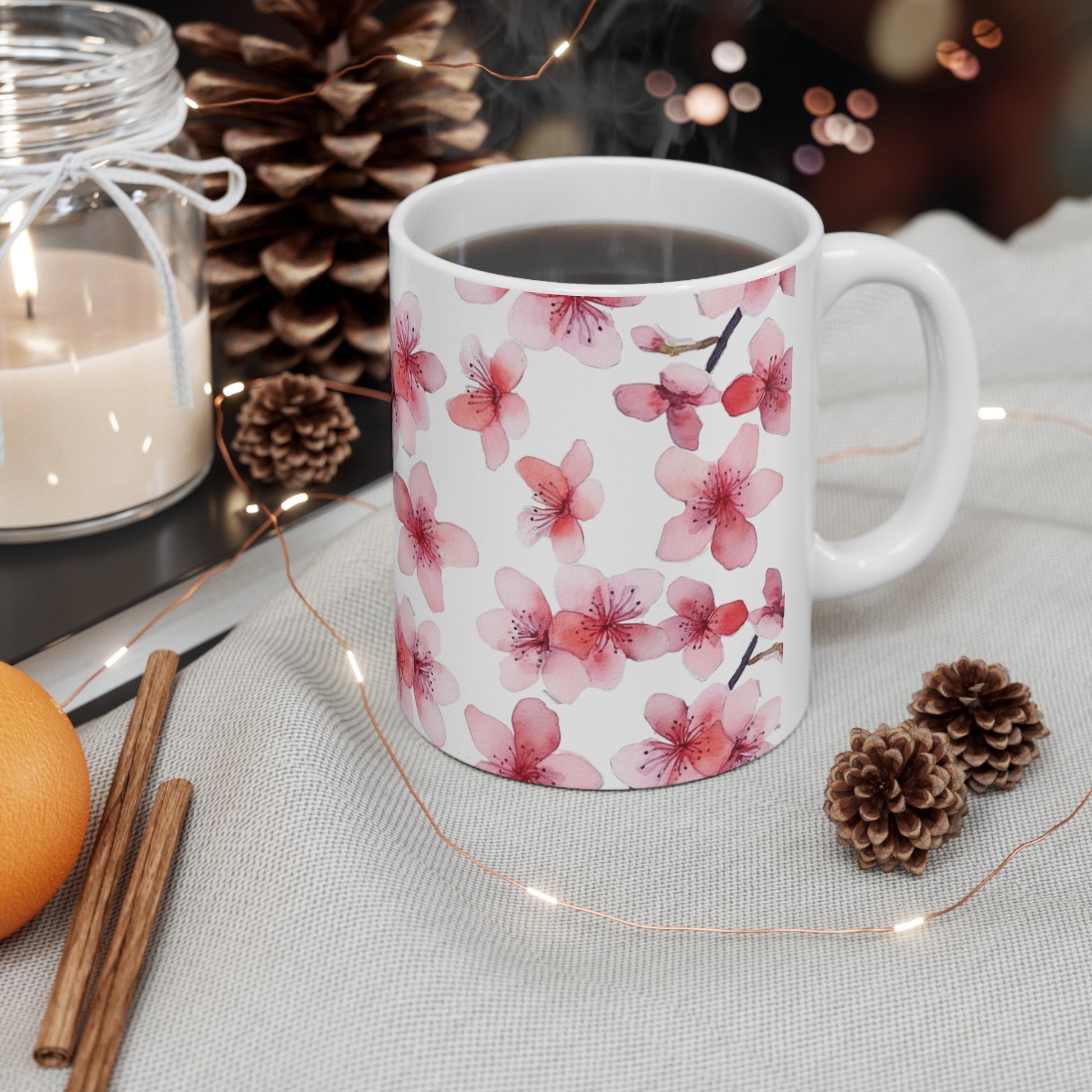 Cute Baby Flower Blossoms Mug (vQ) - Mug - Kristine Celestine