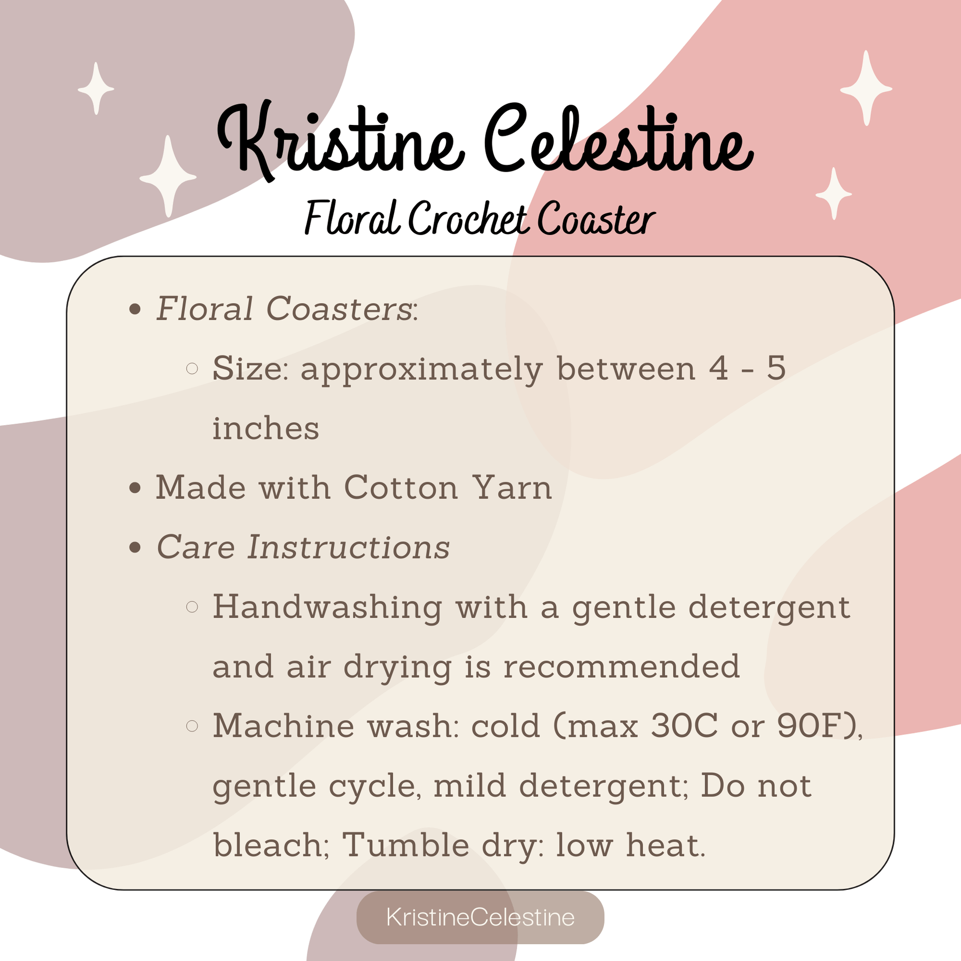 Daisy Coaster - Coaster - Kristine Celestine