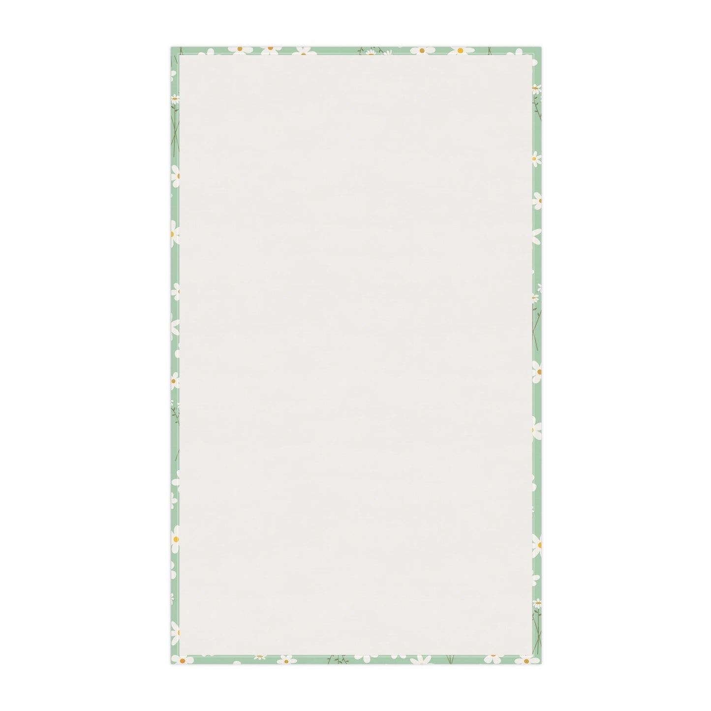 Mint Daisy Delight Kitchen Towel - Kitchen Towel - Kristine Celestine