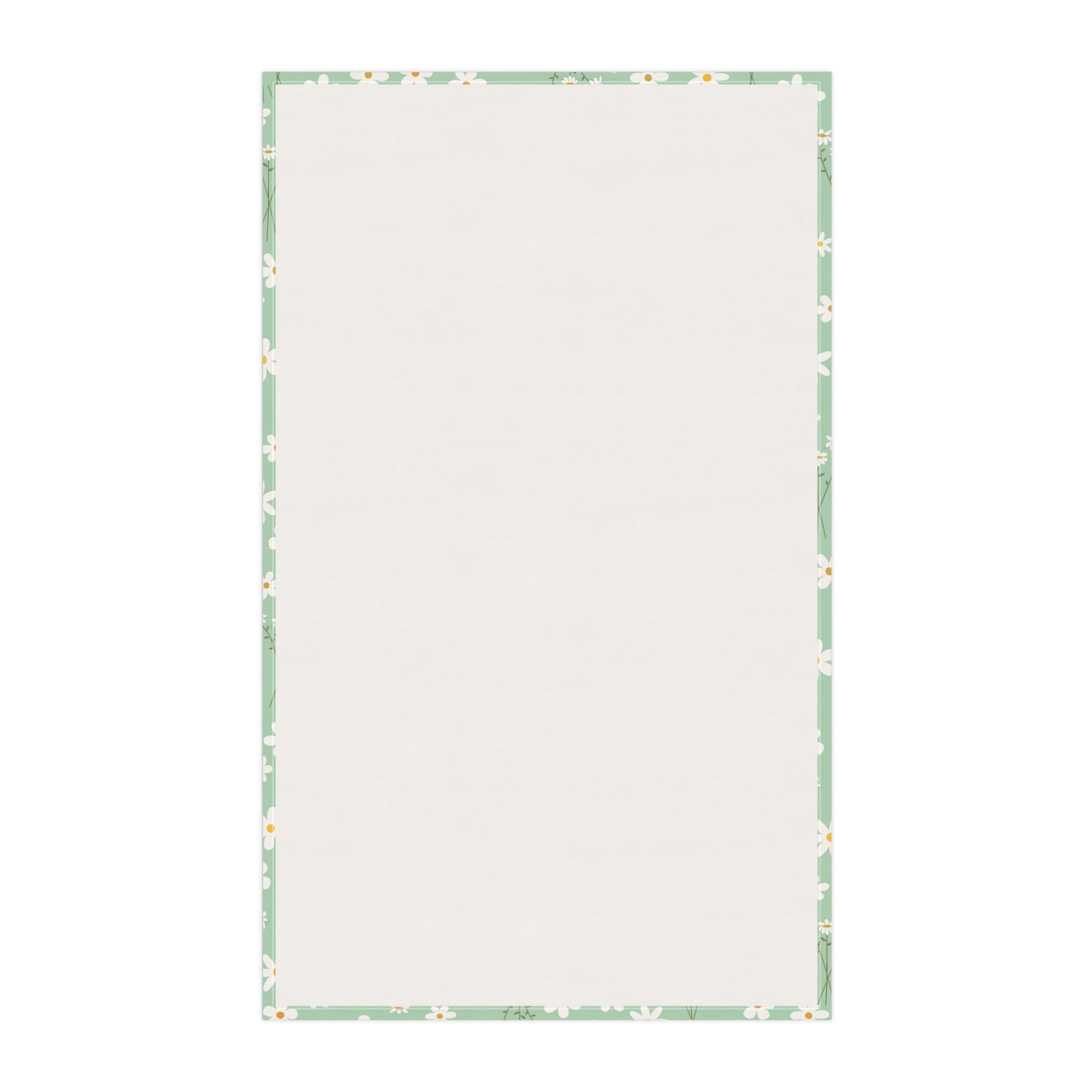 Mint Daisy Delight Kitchen Towel - Kitchen Towel - Kristine Celestine