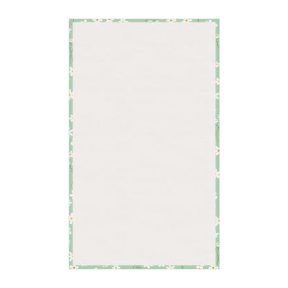 Mint Daisy Delight Kitchen Towel - Kitchen Towel - Kristine Celestine