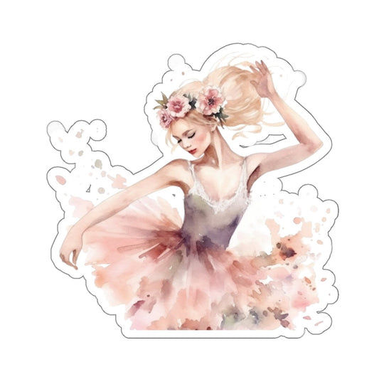 Free Spirit Ballerina Sticker (A10) - Sticker - Kristine Celestine