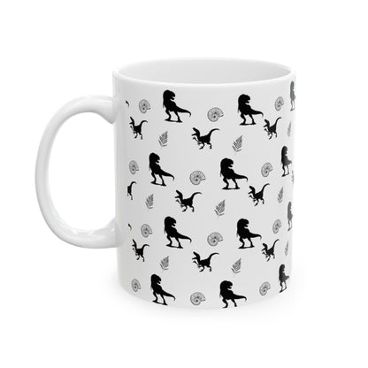 Dinosaur T - Rex Silhouette Mug - Mug - Kristine Celestine