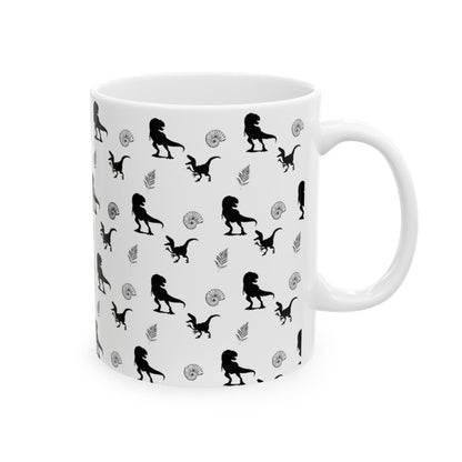 Dinosaur T - Rex Silhouette Mug - Mug - Kristine Celestine