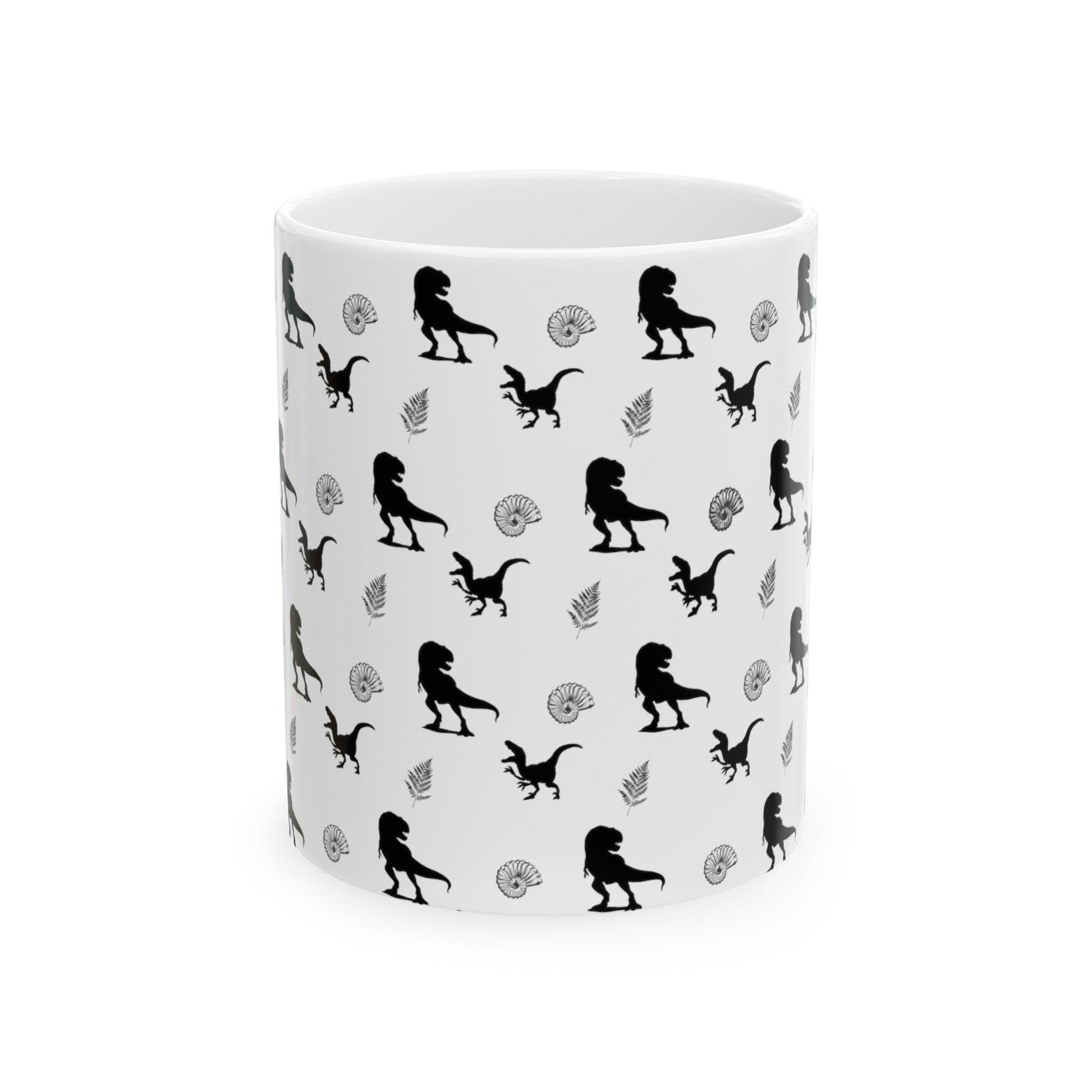 Dinosaur T - Rex Silhouette Mug - Mug - Kristine Celestine