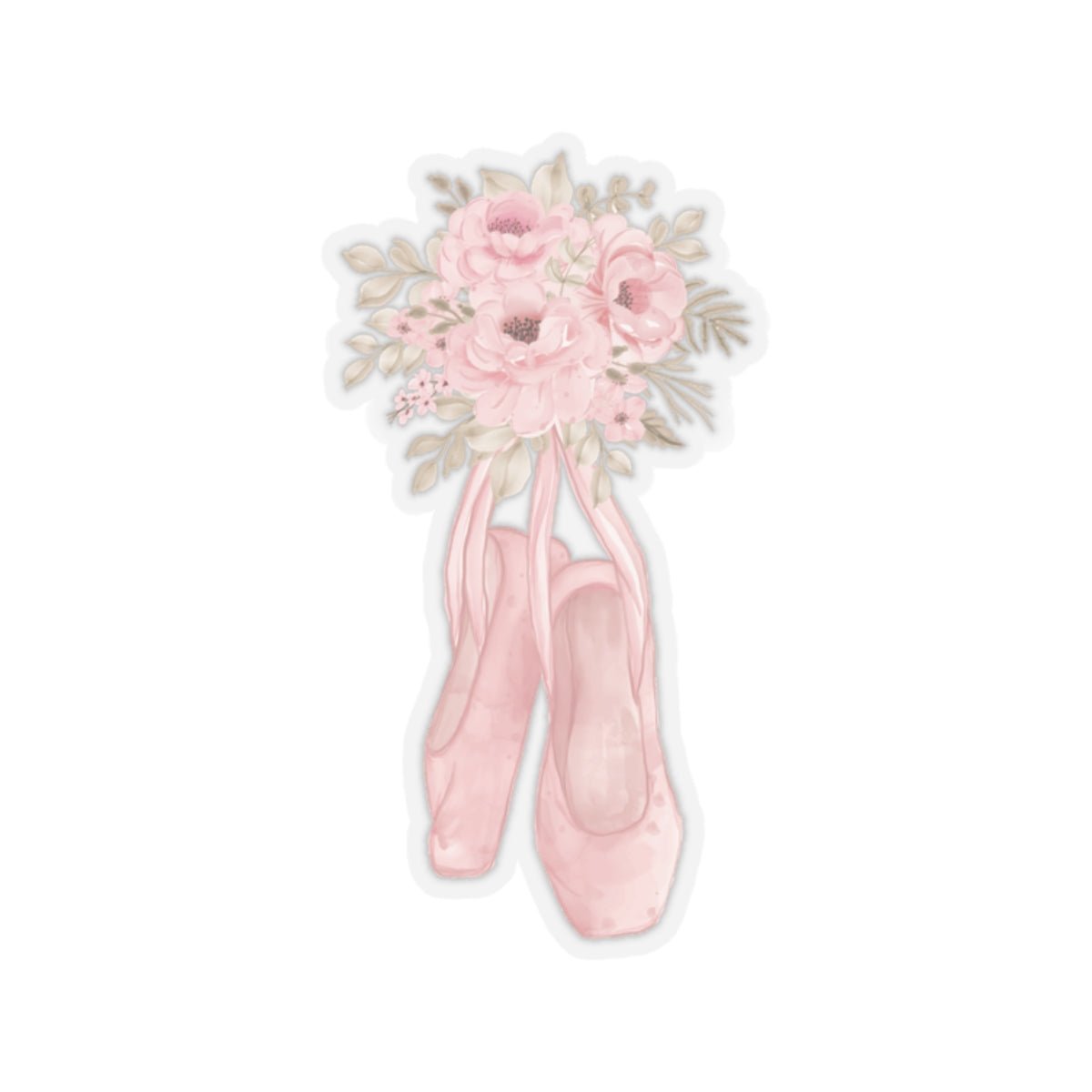 Floral Ballerina Shoes Sticker - Sticker - Kristine Celestine