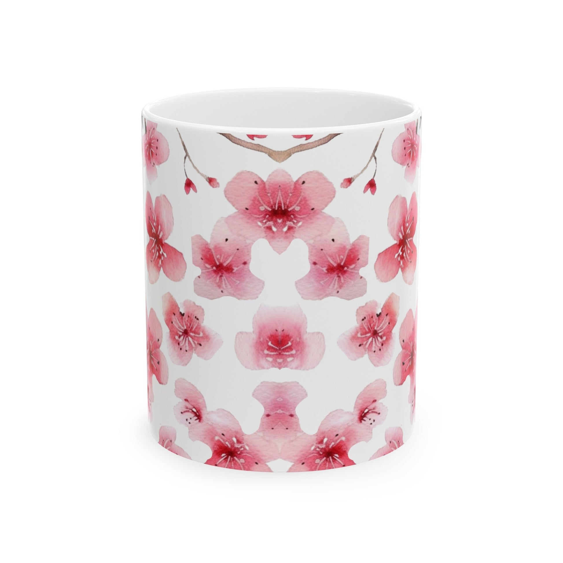 Blooming Pink Flower Mug (v8.1) - Mug - Kristine Celestine