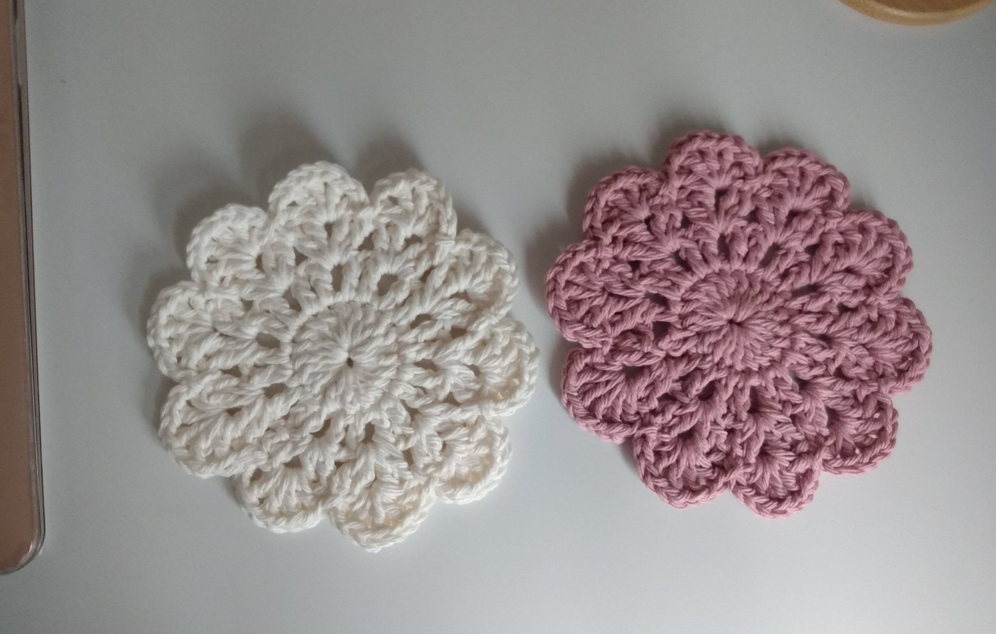 Floral Crochet Cotton Coaster - Coaster - Kristine Celestine