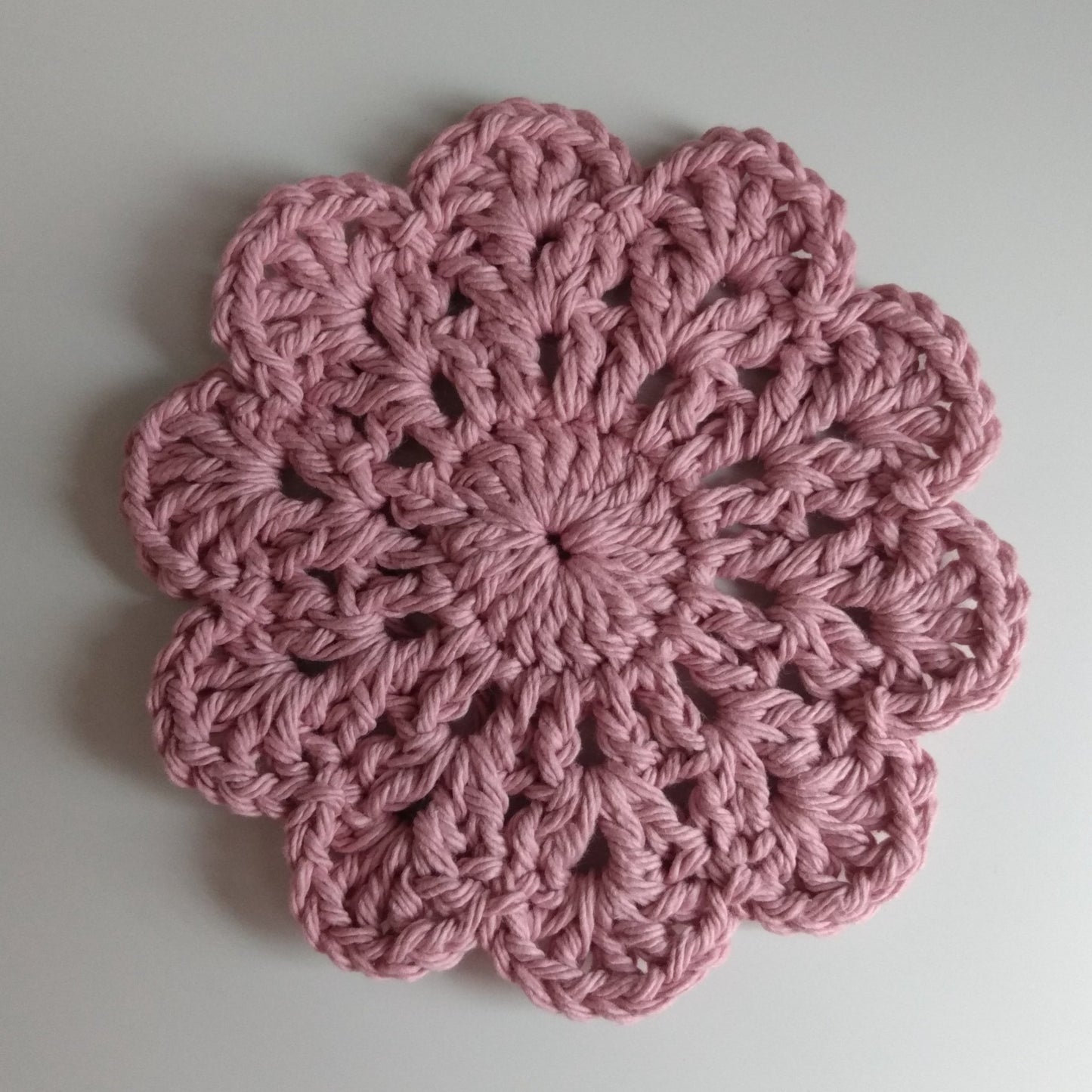 Floral Crochet Cotton Coaster - Coaster - Kristine Celestine