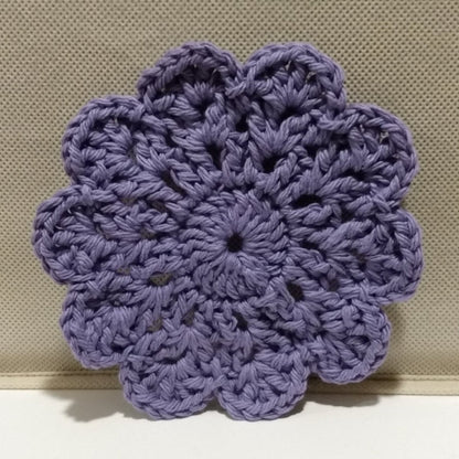 Floral Crochet Cotton Coaster - Coaster - Kristine Celestine