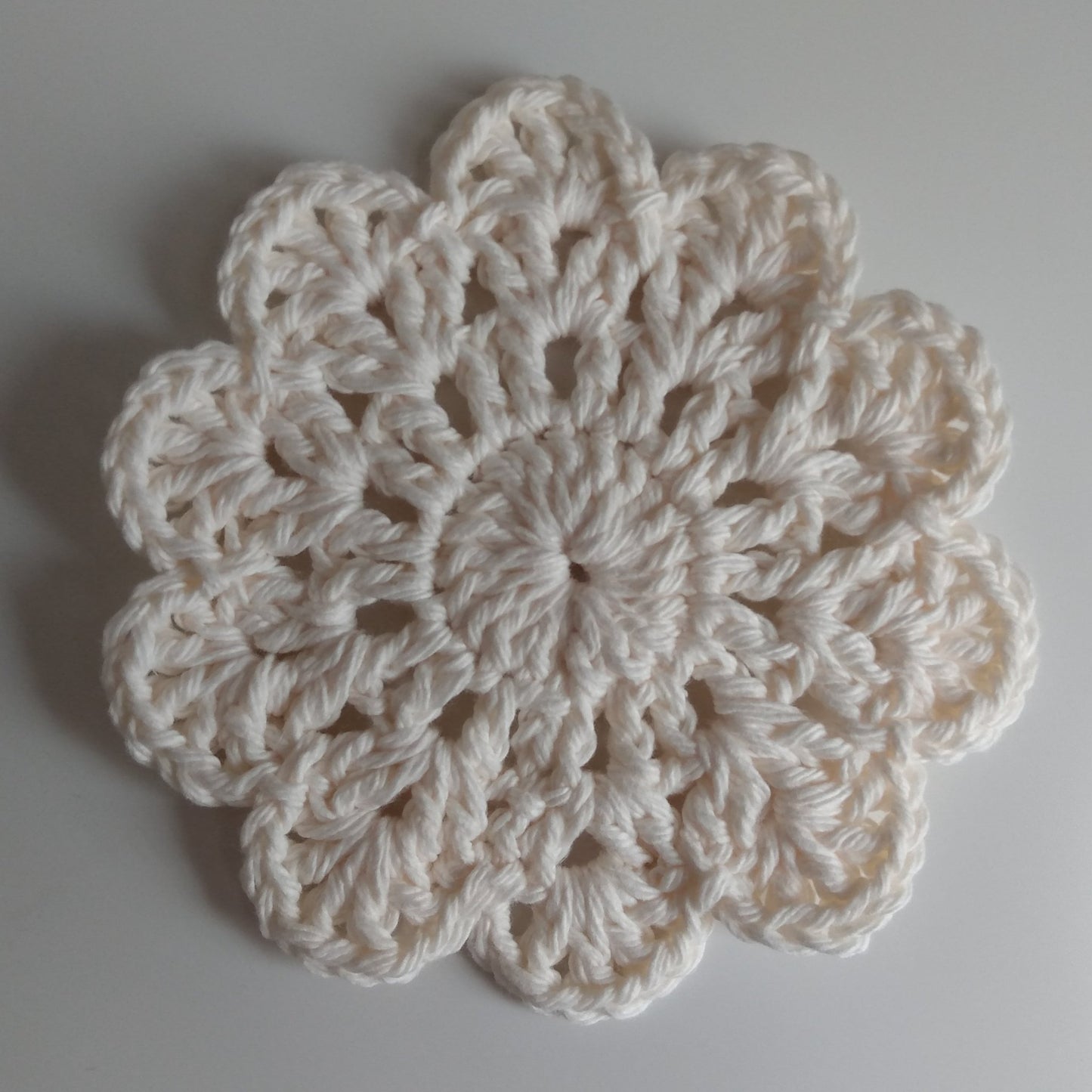 Floral Crochet Cotton Coaster - Coaster - Kristine Celestine