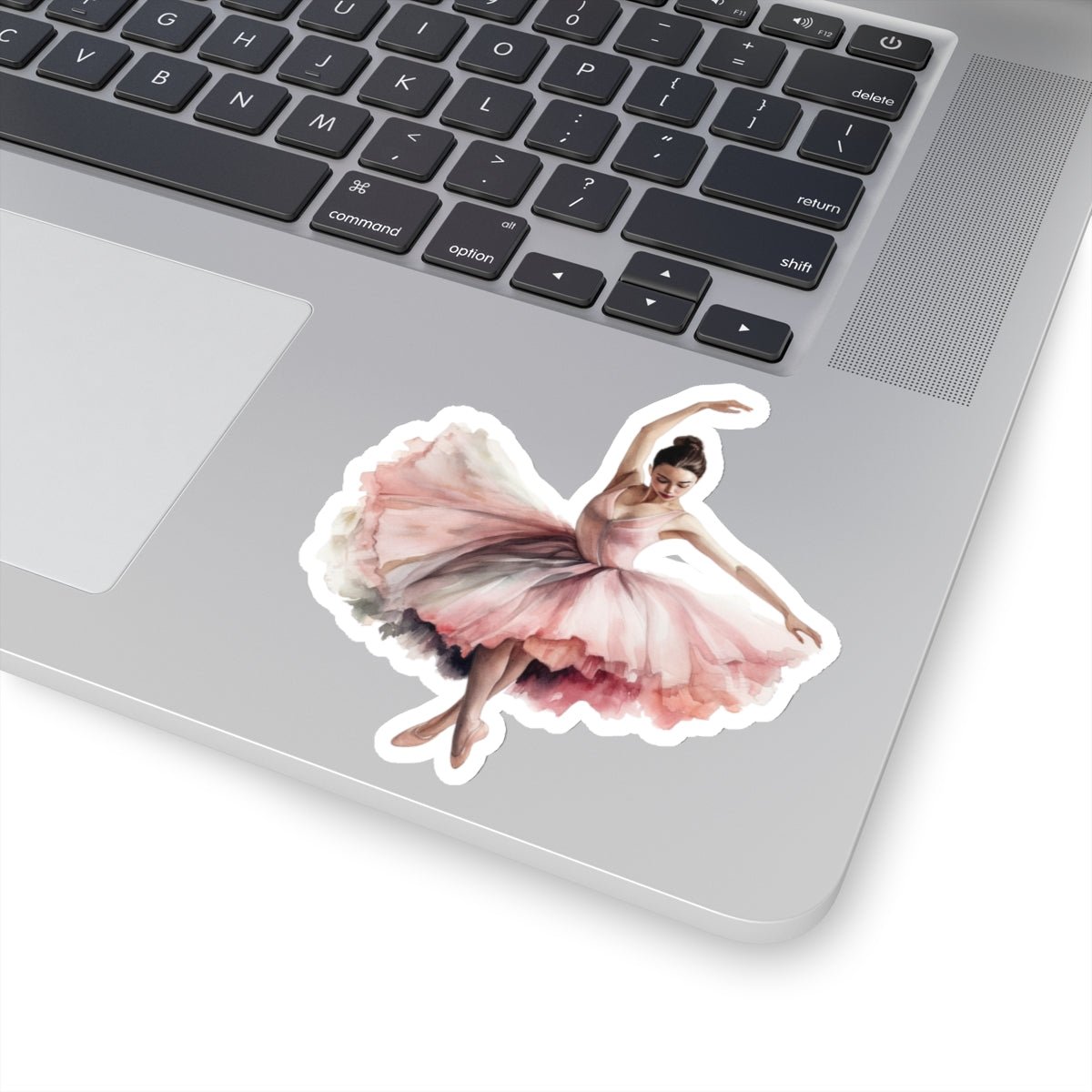 Passionate Dancer in a Pretty Pink Dress Sticker (A6) - Sticker - Kristine Celestine