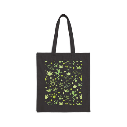 Froggy Cotton Canvas Tote Bag - Bags - Kristine Celestine