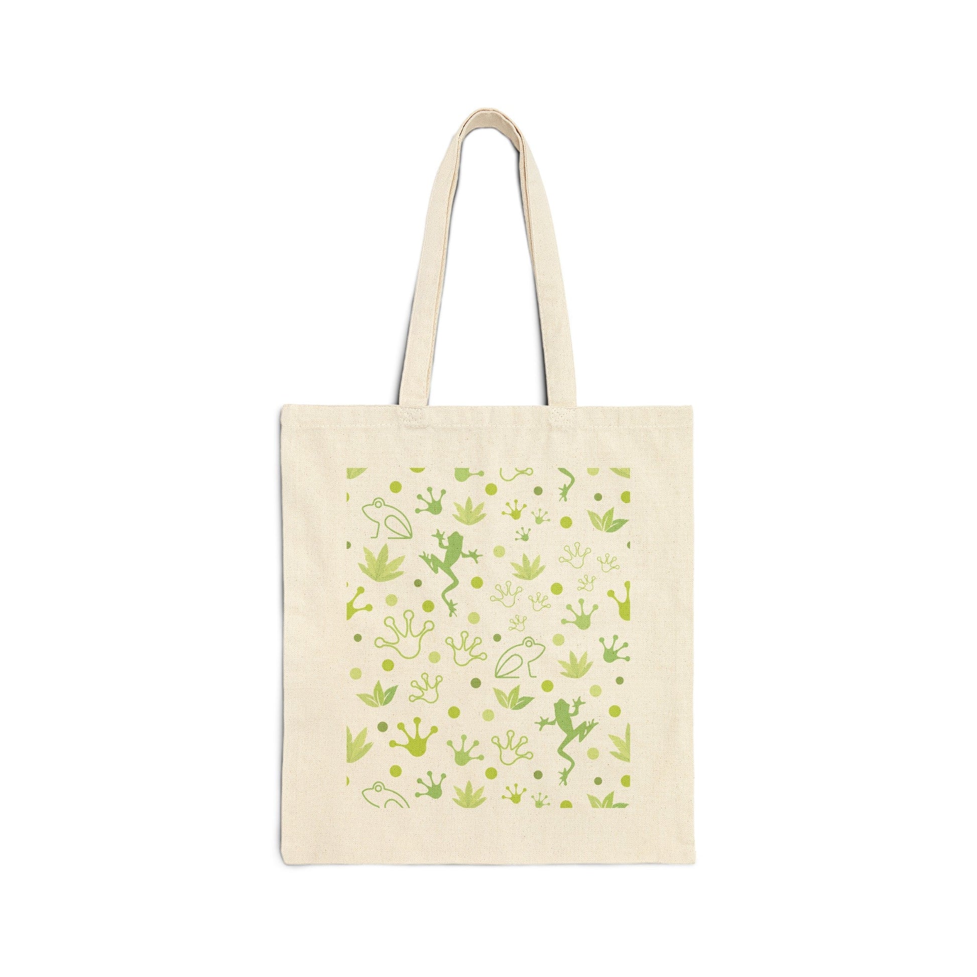 Froggy Cotton Canvas Tote Bag - Bags - Kristine Celestine