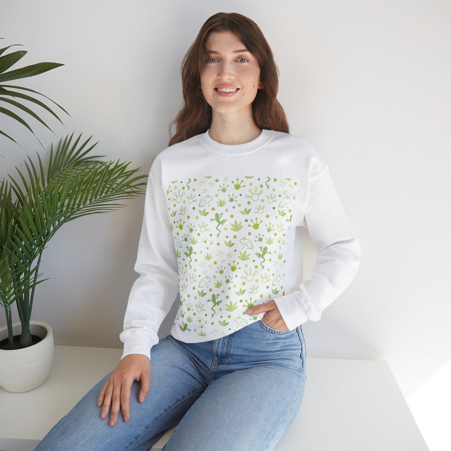 Froggy Crewneck Sweatshirt - Sweatshirt - Kristine Celestine