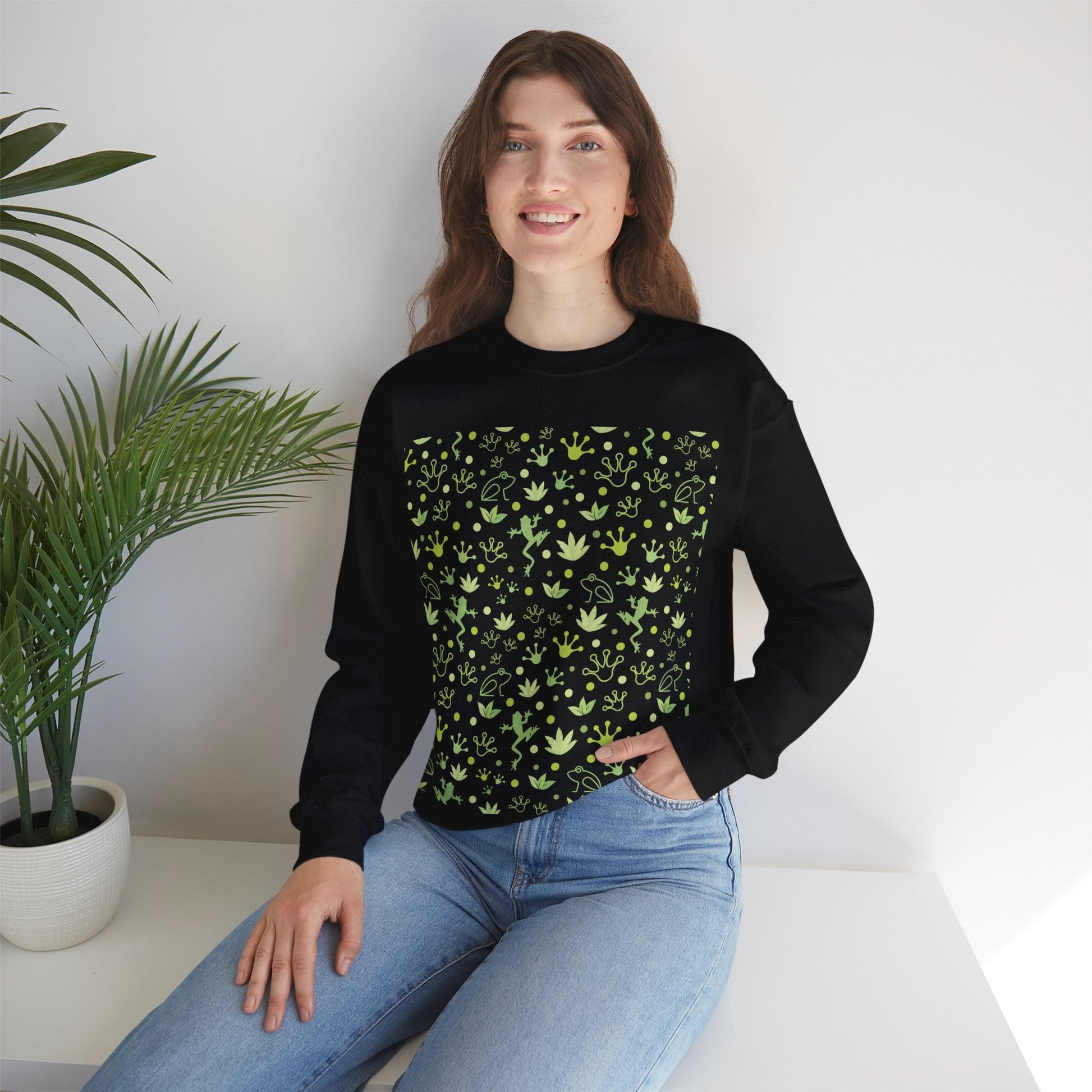 Froggy Crewneck Sweatshirt - Sweatshirt - Kristine Celestine