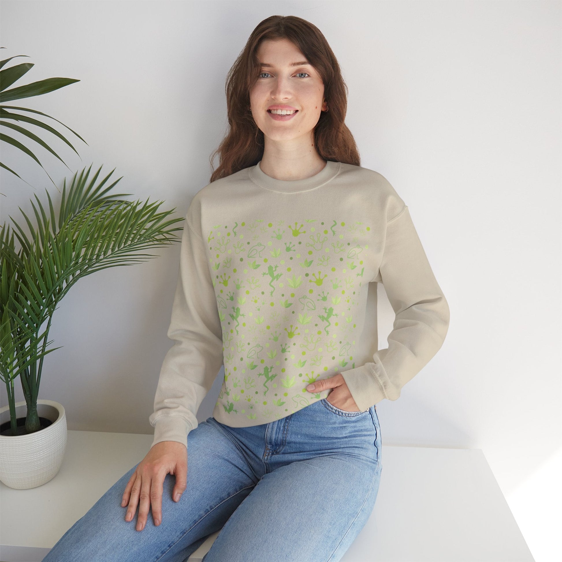 Froggy Crewneck Sweatshirt - Sweatshirt - Kristine Celestine