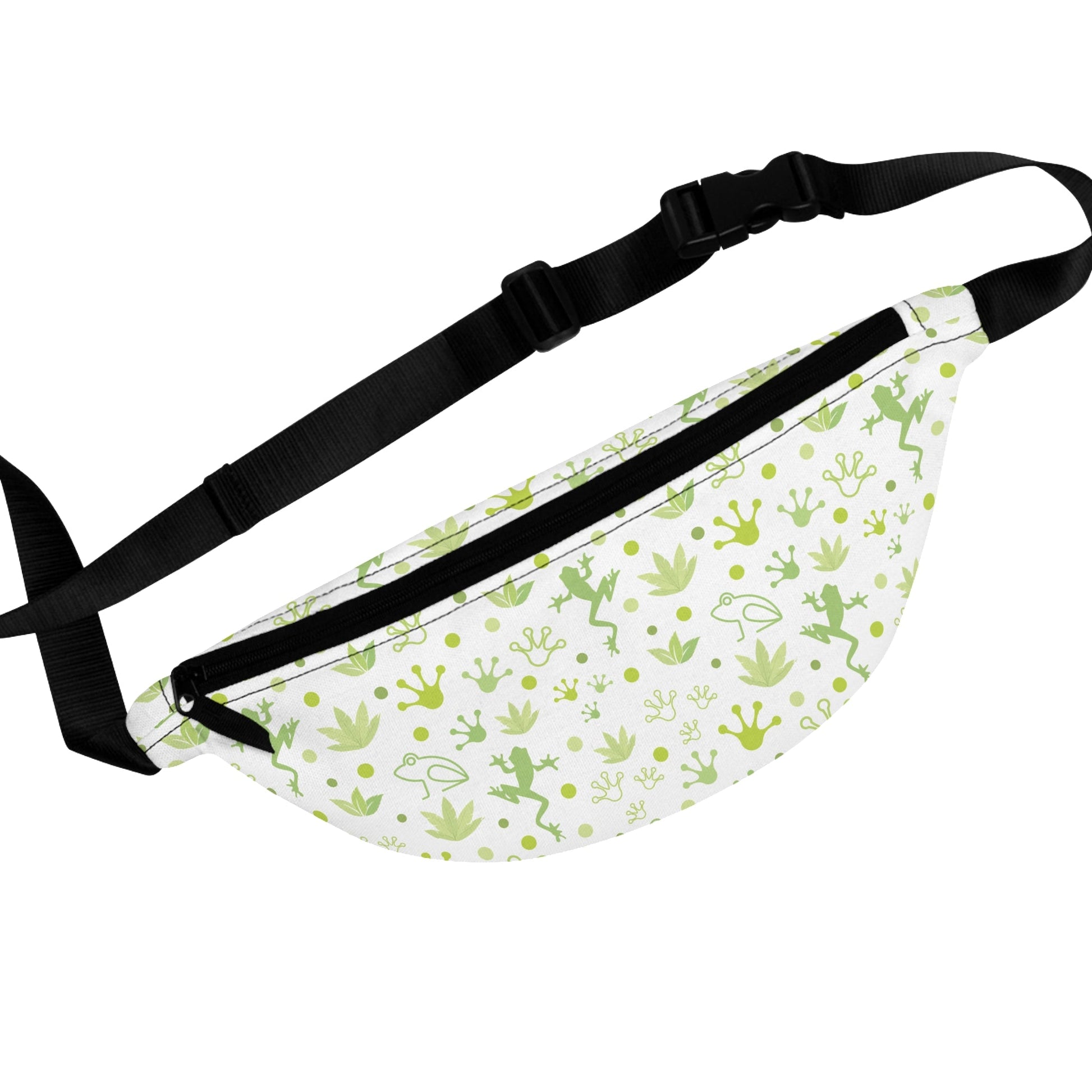 Froggy Fanny Pack Fun Green Frog Belt Bag Fanny Bag Waist Pack Bum Bag - Bags - Kristine Celestine