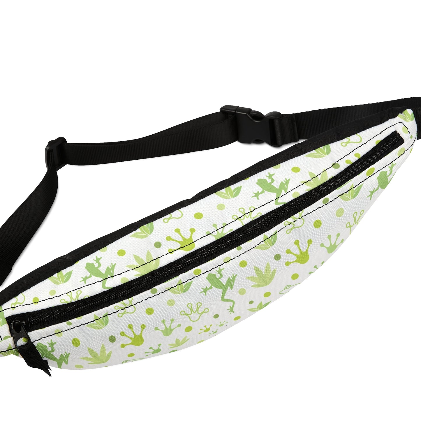 Froggy Fanny Pack Fun Green Frog Belt Bag Fanny Bag Waist Pack Bum Bag - Bags - Kristine Celestine