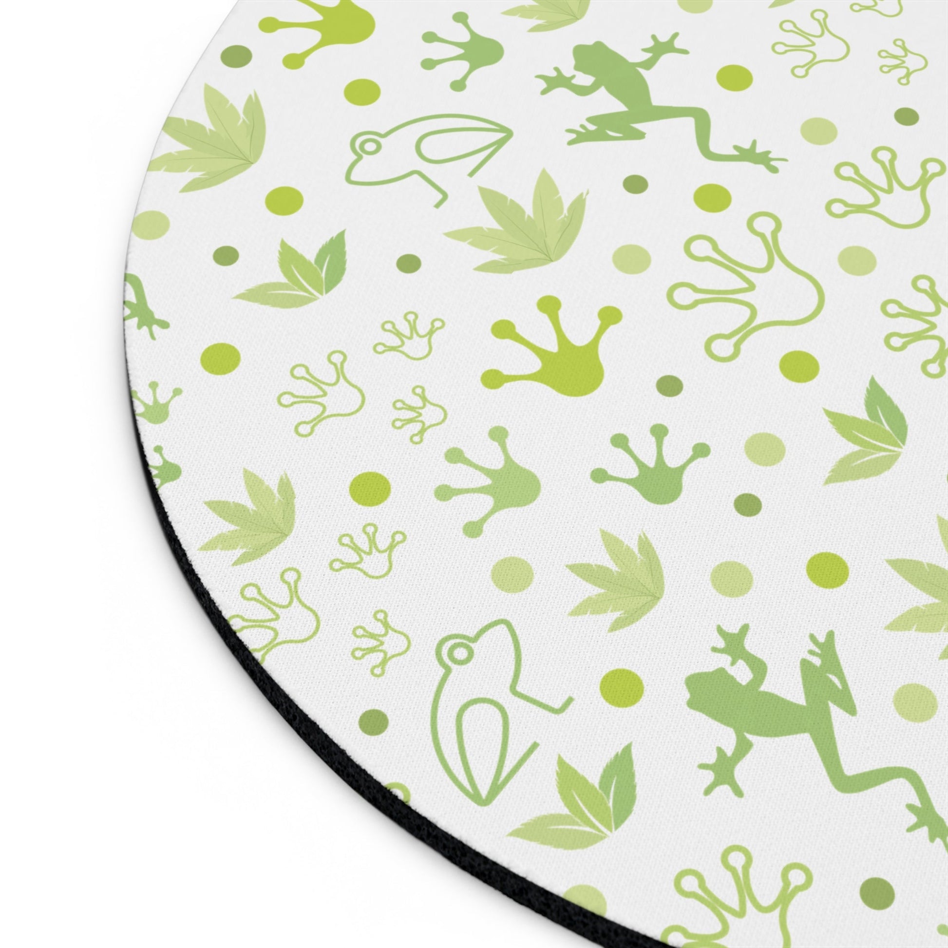 Froggy Mousepad Fun Green Frog Desk Mat Lime Green Toad Mouse Pad - Home Decor - Kristine Celestine