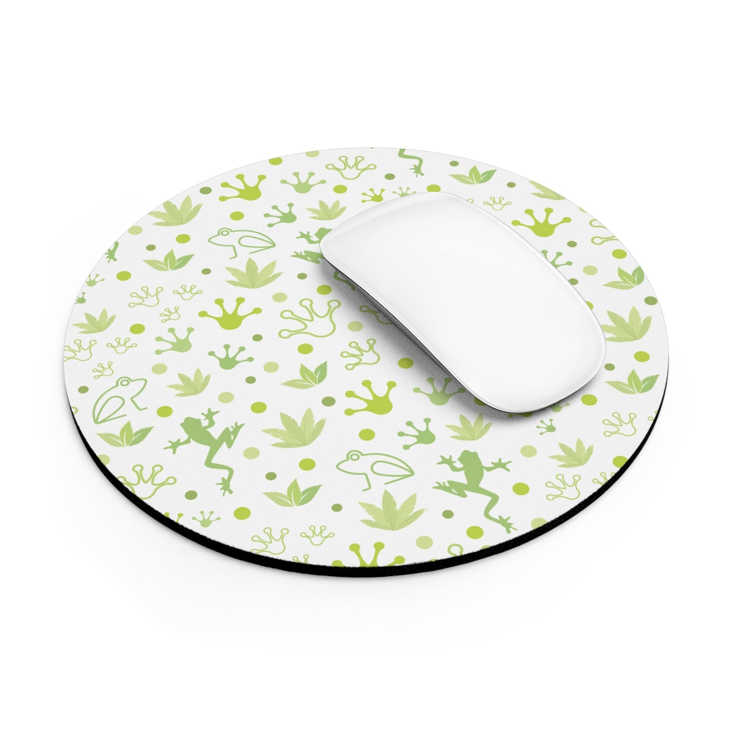 Froggy Mousepad Fun Green Frog Desk Mat Lime Green Toad Mouse Pad - Home Decor - Kristine Celestine