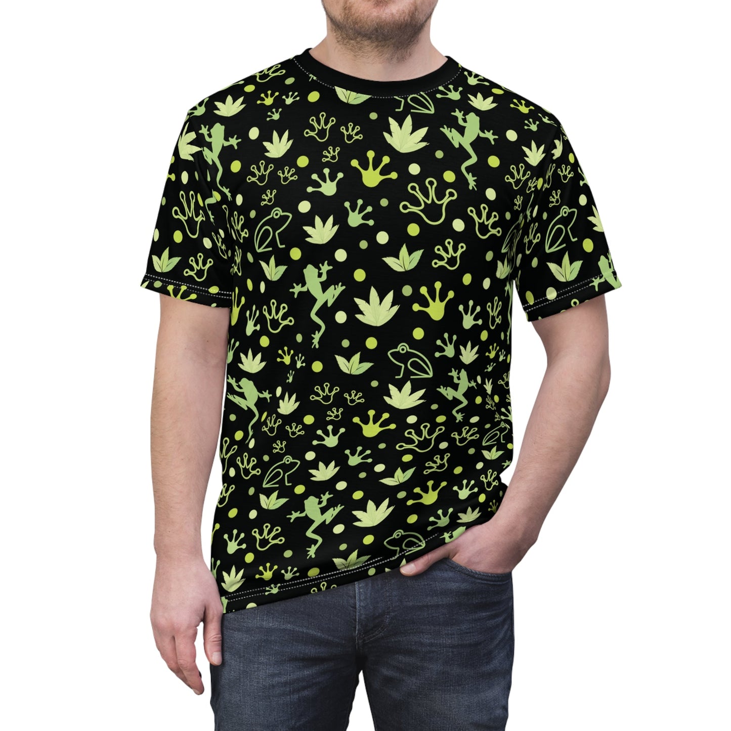 Froggy Patterned T - Shirt - T - Shirt - Kristine Celestine