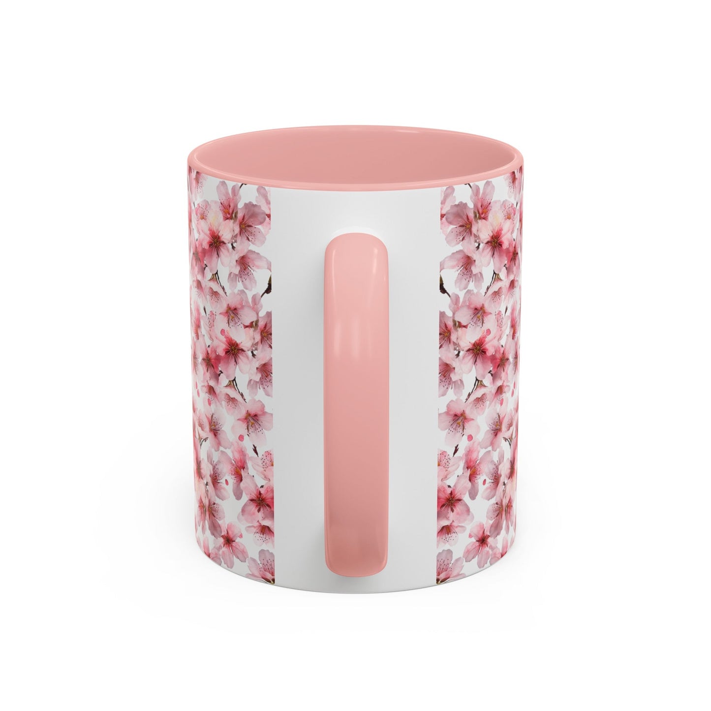 Flower Forest Accent Mug with Pink Interior (vE) - Mug - Kristine Celestine