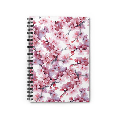 Purple Forest Spiral Notebook 6x8" (vJ) - Notebook - Kristine Celestine