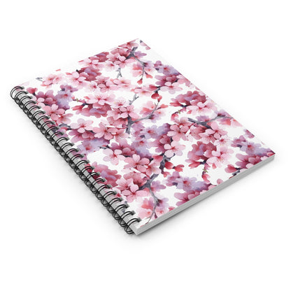 Purple Forest Spiral Notebook 6x8" (vJ) - Notebook - Kristine Celestine