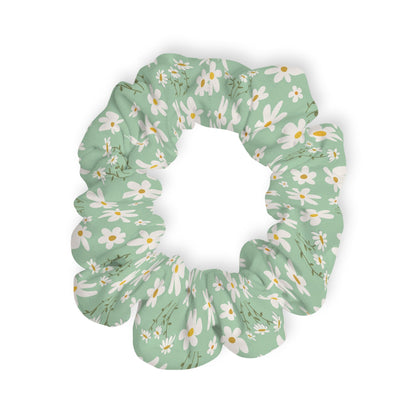 Mint Daisy Delight Scrunchie - Hair Accessories - Kristine Celestine