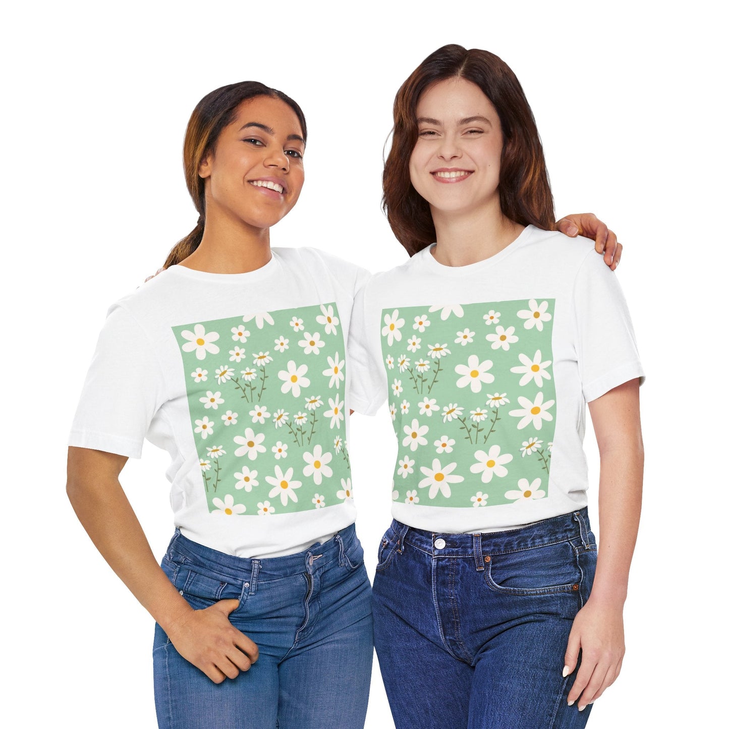 Mint Daisy Delight T - Shirt - T - Shirt - Kristine Celestine