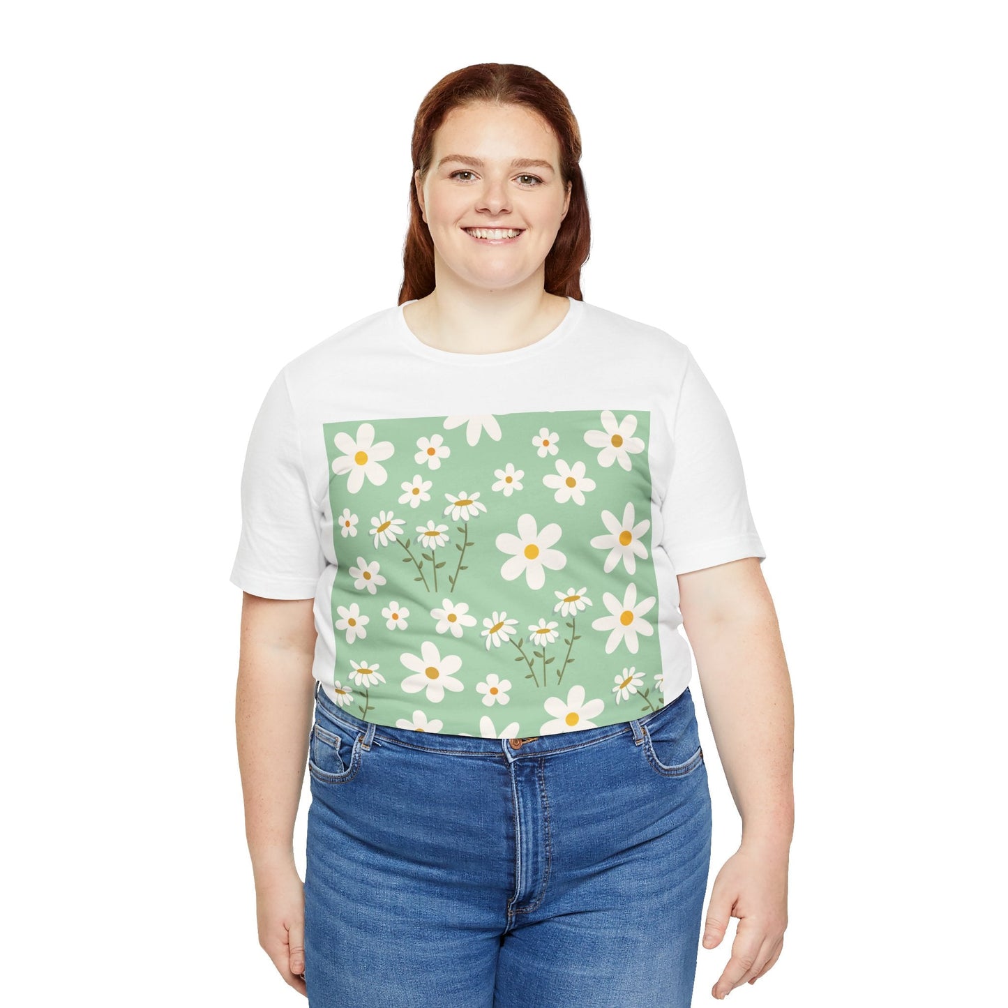 Mint Daisy Delight T - Shirt - T - Shirt - Kristine Celestine