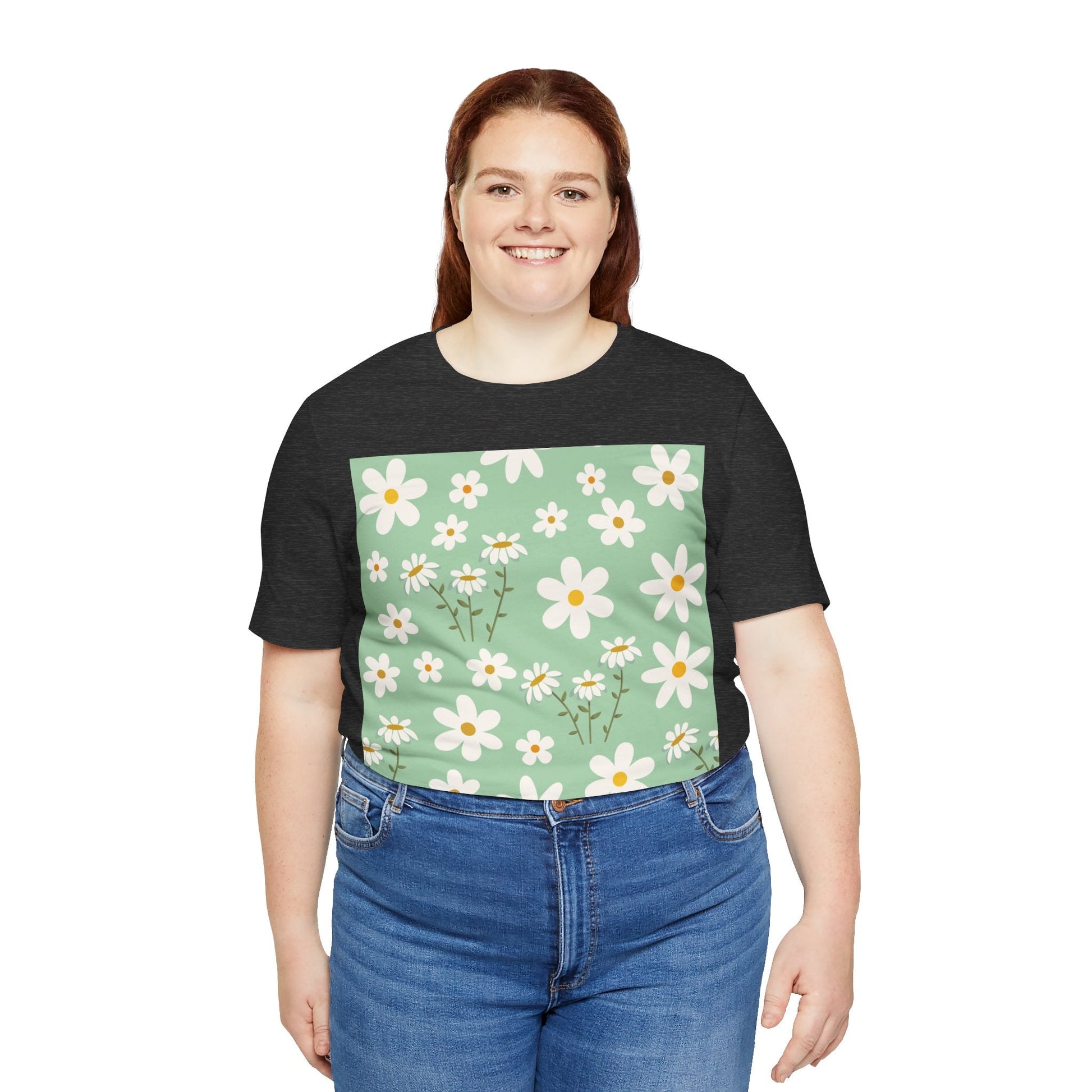 Mint Daisy Delight T - Shirt - T - Shirt - Kristine Celestine