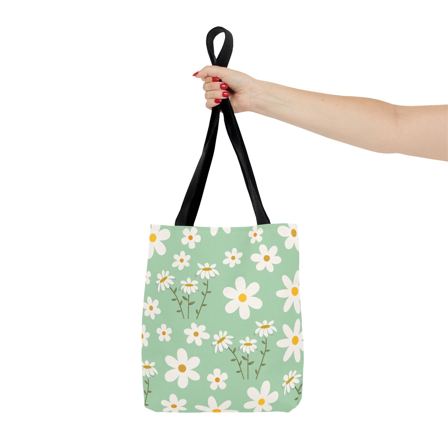 Mint Daisy Delight Tote Bag - Bags - Kristine Celestine