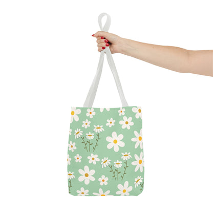 Mint Daisy Delight Tote Bag - Bags - Kristine Celestine