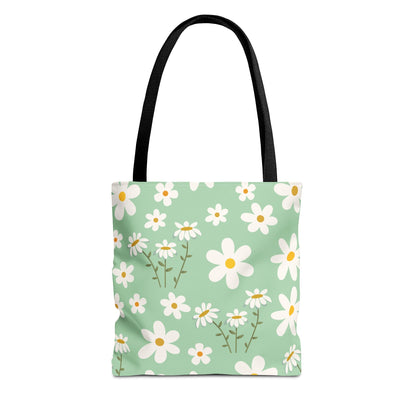 Mint Daisy Delight Tote Bag - Bags - Kristine Celestine