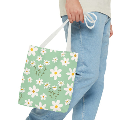 Mint Daisy Delight Tote Bag - Bags - Kristine Celestine