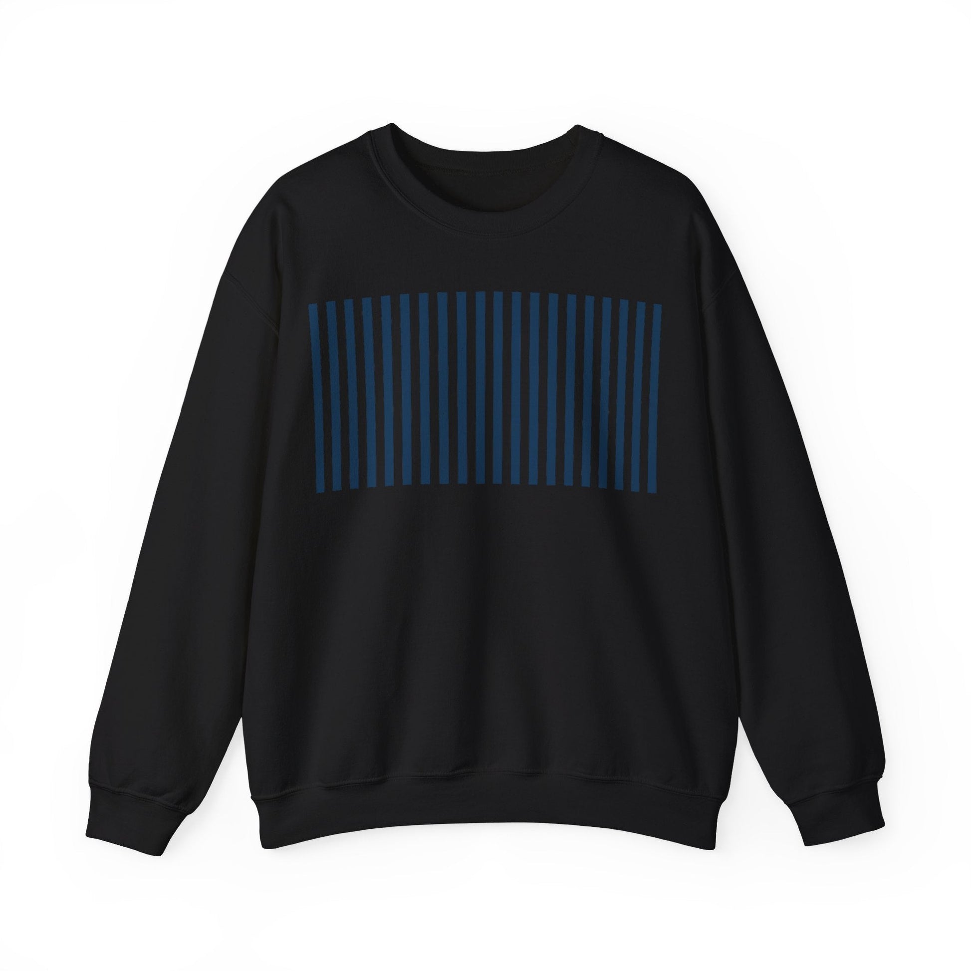 Navy Blue Stripes Crewneck Sweatshirt - Sweatshirt - Kristine Celestine