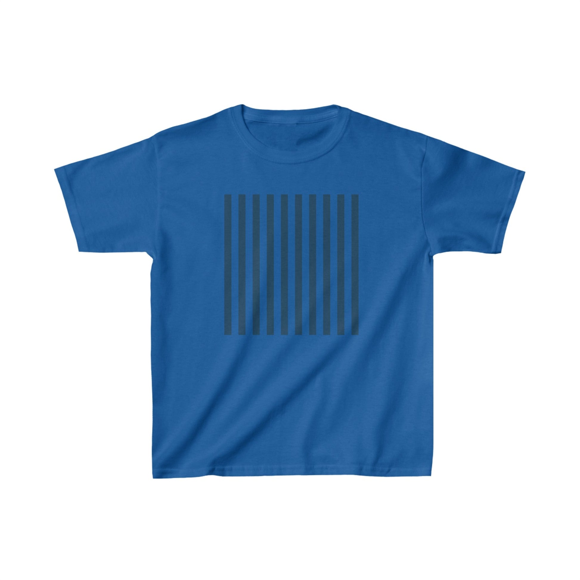 Navy Blue Stripes Kids Cotton Tee - Kids clothes - Kristine Celestine