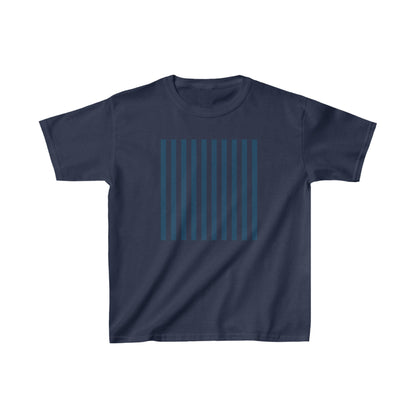 Navy Blue Stripes Kids Cotton Tee - Kids clothes - Kristine Celestine