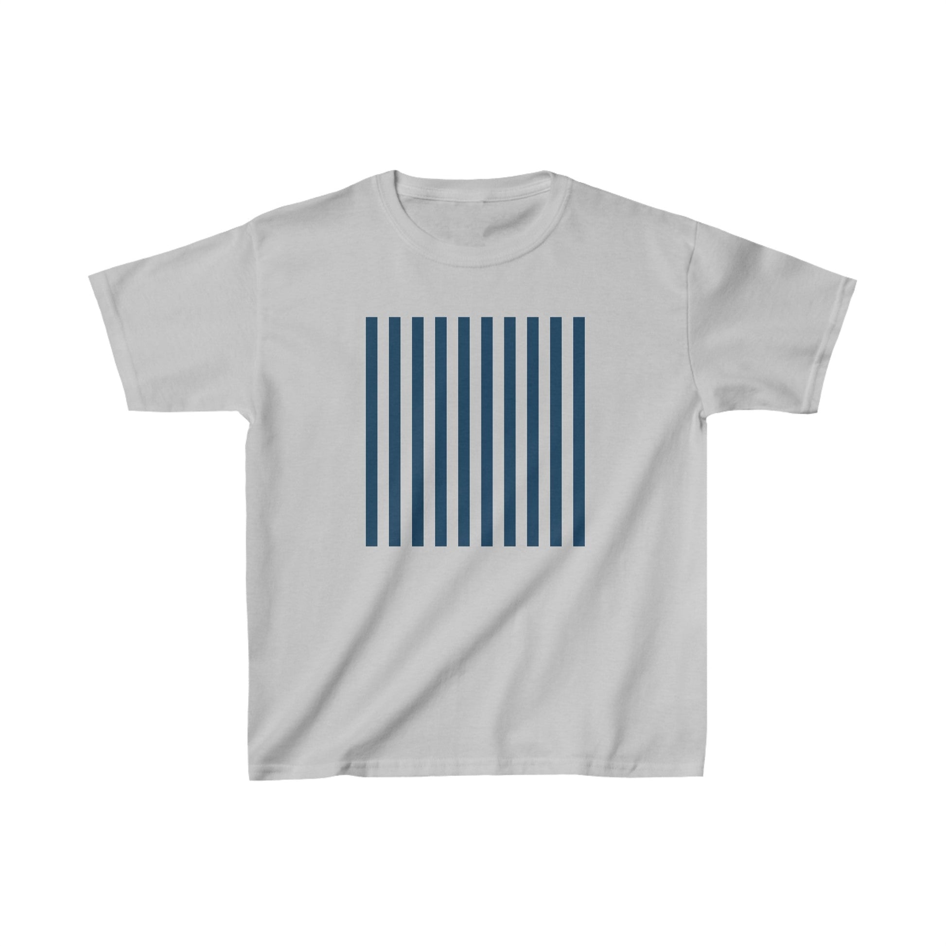 Navy Blue Stripes Kids Cotton Tee - Kids clothes - Kristine Celestine