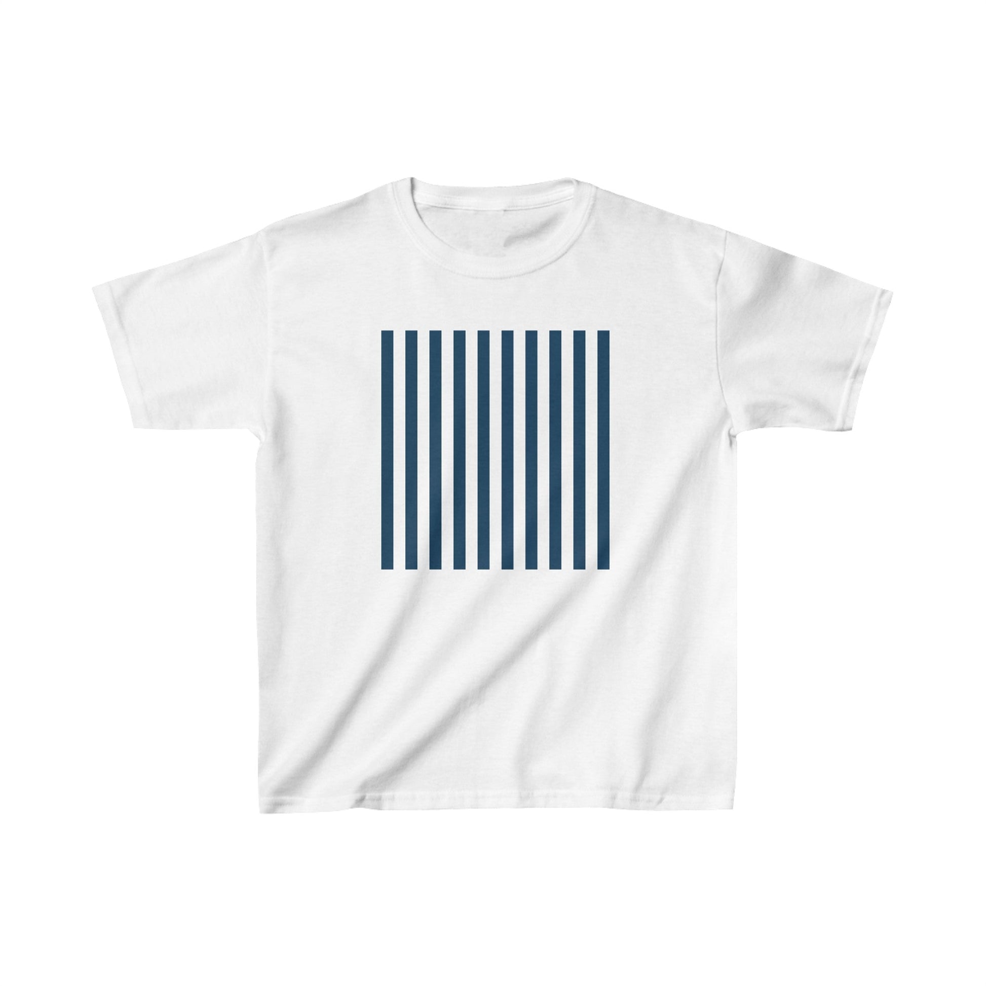 Navy Blue Stripes Kids Cotton Tee - Kids clothes - Kristine Celestine