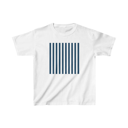 Navy Blue Stripes Kids Cotton Tee - Kids clothes - Kristine Celestine