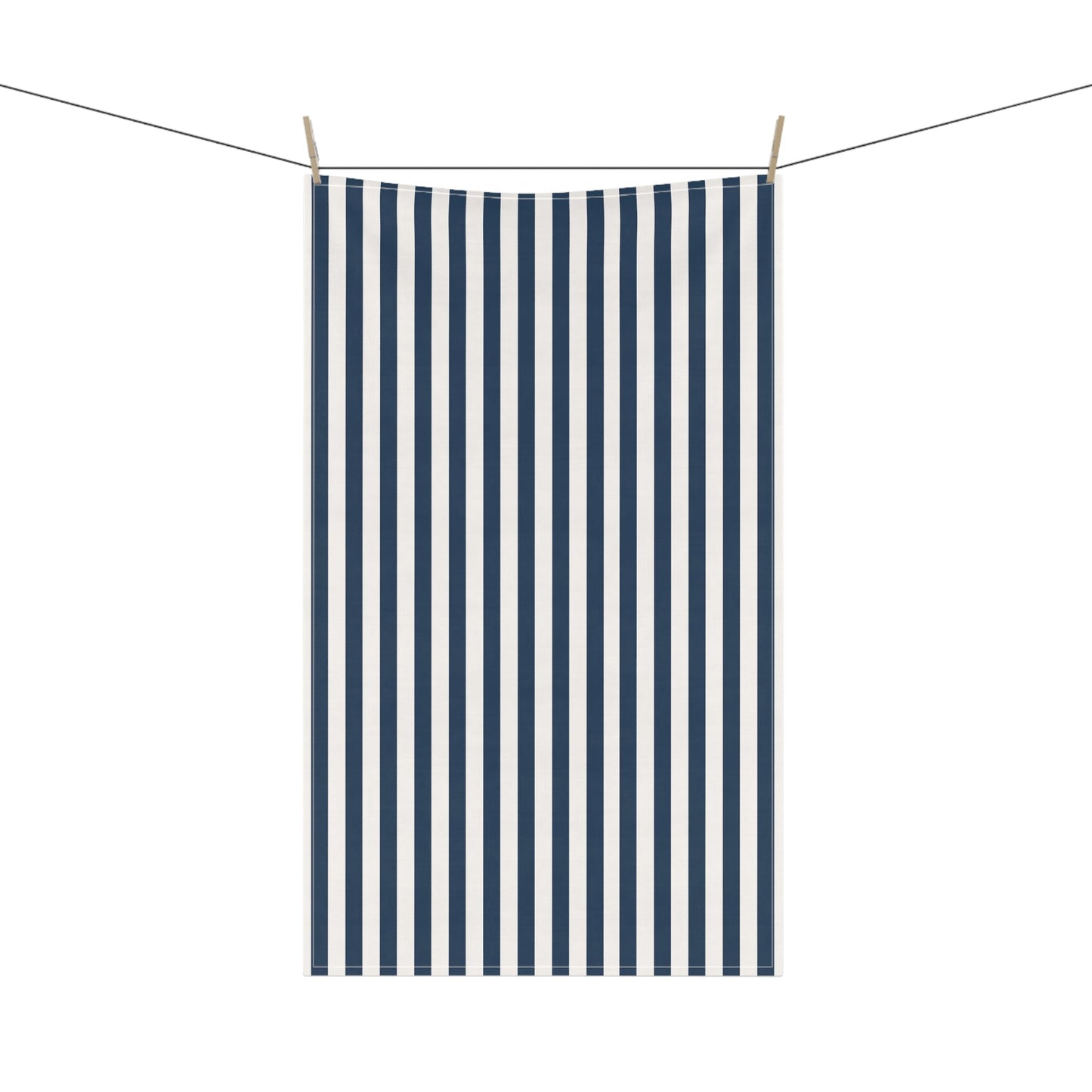 Navy Blue Stripes Kitchen Towel - Kitchen Towel - Kristine Celestine