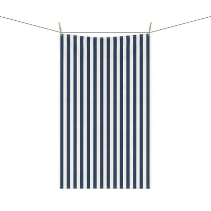 Navy Blue Stripes Kitchen Towel - Kitchen Towel - Kristine Celestine