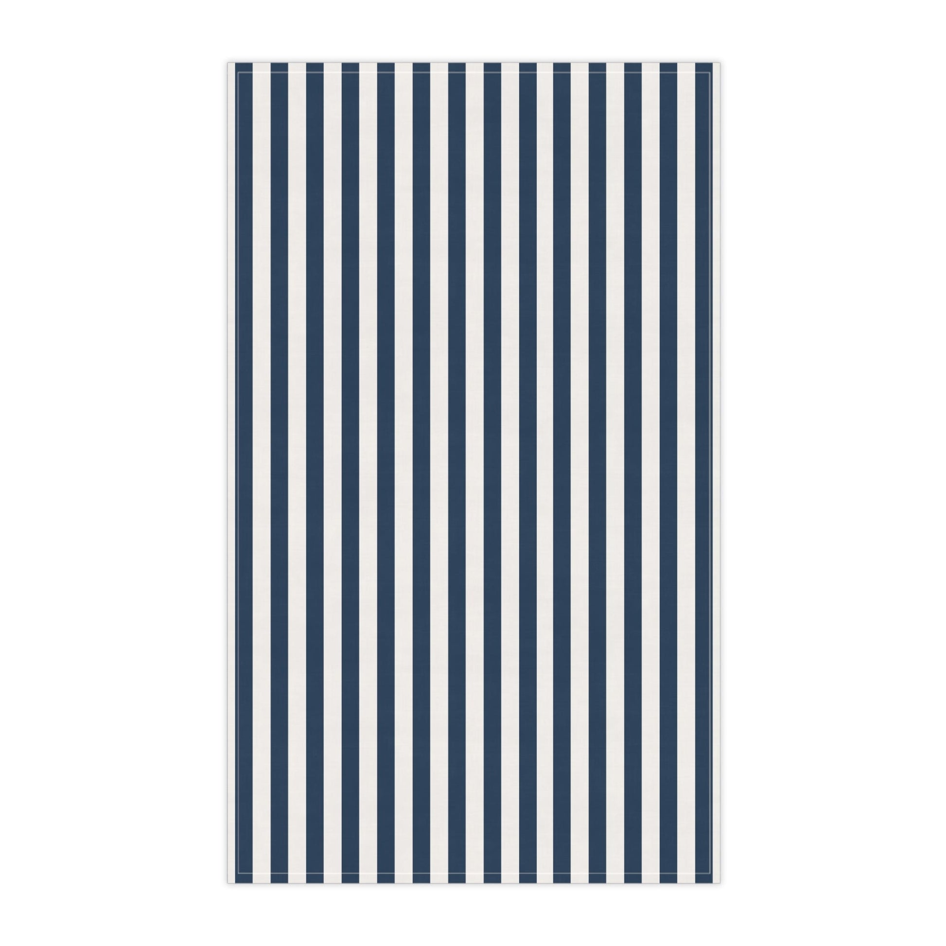 Navy Blue Stripes Kitchen Towel - Kitchen Towel - Kristine Celestine